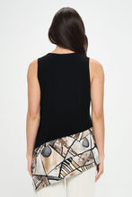 Load image into Gallery viewer, Chic Contrast V-Neck Sleeveless Tank-2062HT-TRP1-C-W393