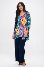 Load image into Gallery viewer, BNS V-Neck Binding Top-3013BN-QRP1-W441