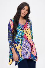 Load image into Gallery viewer, BNS V-Neck Binding Top-3013BN-QRP1-W441