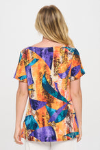 Load image into Gallery viewer, Plus Size HIT Boat NK Short SL Top Plus -3068HT-SXP1-W417