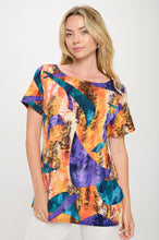 Load image into Gallery viewer, Plus Size HIT Boat NK Short SL Top Plus -3068HT-SXP1-W417