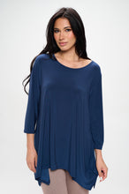 Load image into Gallery viewer, Handkerchief Hem Top-3088HT-QRS1