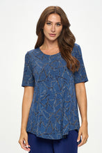 Load image into Gallery viewer, HIT Half Sleeve High-Low Top-3090HT-HRP1-W392