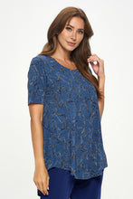 Load image into Gallery viewer, HIT Half Sleeve High-Low Top-3090HT-HRP1-W392