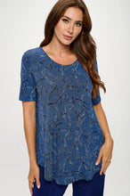 Load image into Gallery viewer, HIT Half Sleeve High-Low Top-3090HT-HRP1-W392