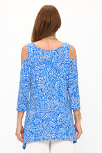 Load image into Gallery viewer, HIT Cold Shoulder Sharkbite Top-3093HT-QRP1-W473