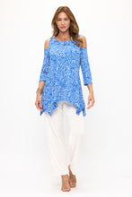 Load image into Gallery viewer, HIT Cold Shoulder Sharkbite Top-3093HT-QRP1-W473