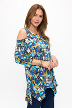 Load image into Gallery viewer, HIT Cold Shoulder Sharkbite Top-3093HT-QRP1-W476