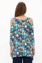 Load image into Gallery viewer, HIT Cold Shoulder Sharkbite Top-3093HT-QRP1-W476