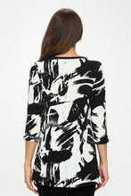 Load image into Gallery viewer, BNS V-Neck Binding Contrast Top-3098BN-QRP1-C-W403