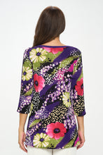 Load image into Gallery viewer, BNS V-Neck Binding Contrast Top-3098BN-QRP1-C-W408