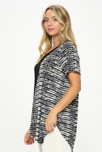Load image into Gallery viewer, Contrast Print Short Sleeve Top- 3101HT-SRP1-C-W421