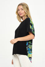 Load image into Gallery viewer, HIT Inbinding Neck Contrast Dolman Sleeve Top-3104HT-SRP1-C-W400