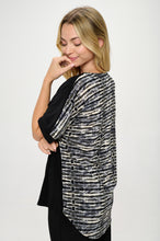 Load image into Gallery viewer, HIT Inbinding Neck Contrast Dolman Sleeve Top-3104HT-SRP1-C-W421