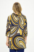 Load image into Gallery viewer, Split Neckline Tunic-3105BB-QRP1-W414