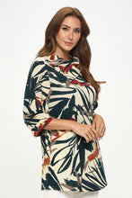 Load image into Gallery viewer, Split Neckline Tunic-3105MU-QRP1-W416