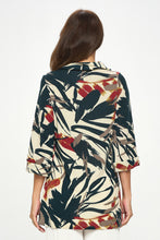 Load image into Gallery viewer, Split Neckline Tunic-3105MU-QRP1-W416