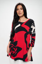 Load image into Gallery viewer, HIT Quarter Sleeve Swing Top-3109HT-QRP1-W445