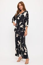 Load image into Gallery viewer, HIT Dolman Sleeve Tie Side Print Top-3127HT-QRP1-W491