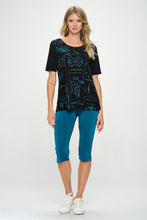 Load image into Gallery viewer, BNS Contrast Half Sleeve Top-3094BN-HRP1-C-W401 - Jostar Online