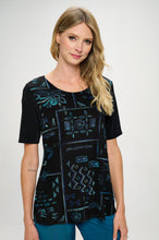 Load image into Gallery viewer, BNS Contrast Half Sleeve Top-3094BN-HRP1-C-W401 - Jostar Online