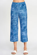 Load image into Gallery viewer, Denim Print Wide Leg Ankle Length Pants-5039HT-ARD1-K-D003