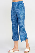 Load image into Gallery viewer, Denim Print Wide Leg Ankle Length Pants-5039HT-ARD1-K-D003