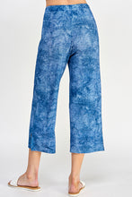 Load image into Gallery viewer, Denim Print Wide Leg Ankle Length Pants-5039HT-ARD1-K-D003