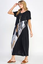 Load image into Gallery viewer, Contrast Short Sleeve Dress-7087BN-SRP1-C-W379