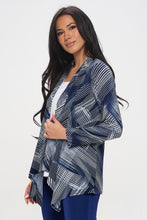 Load image into Gallery viewer, Mid-cut Jacket Long Sleeve Print-4028HT-LRP1-W260