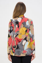 Load image into Gallery viewer, Mid-cut Jacket Long Sleeve Print-4028HT-LRP1-W430