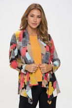 Load image into Gallery viewer, Mid-cut Jacket Long Sleeve Print-4028HT-LRP1-W430