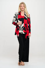 Load image into Gallery viewer, Mid-cut Jacket Long Sleeve Print-4028HT-LRP1-W445