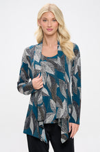 Load image into Gallery viewer, Mid-cut Jacket Long Sleeve Print-4028HT-LRP1-W447