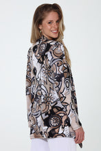 Load image into Gallery viewer, Mid-cut Jacket Long Sleeve Print-4028HT-LRP1-W478