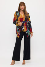 Load image into Gallery viewer, Plus Size Mid-cut Jacket Long Sleeve Print-4028HT-LXP1-W495