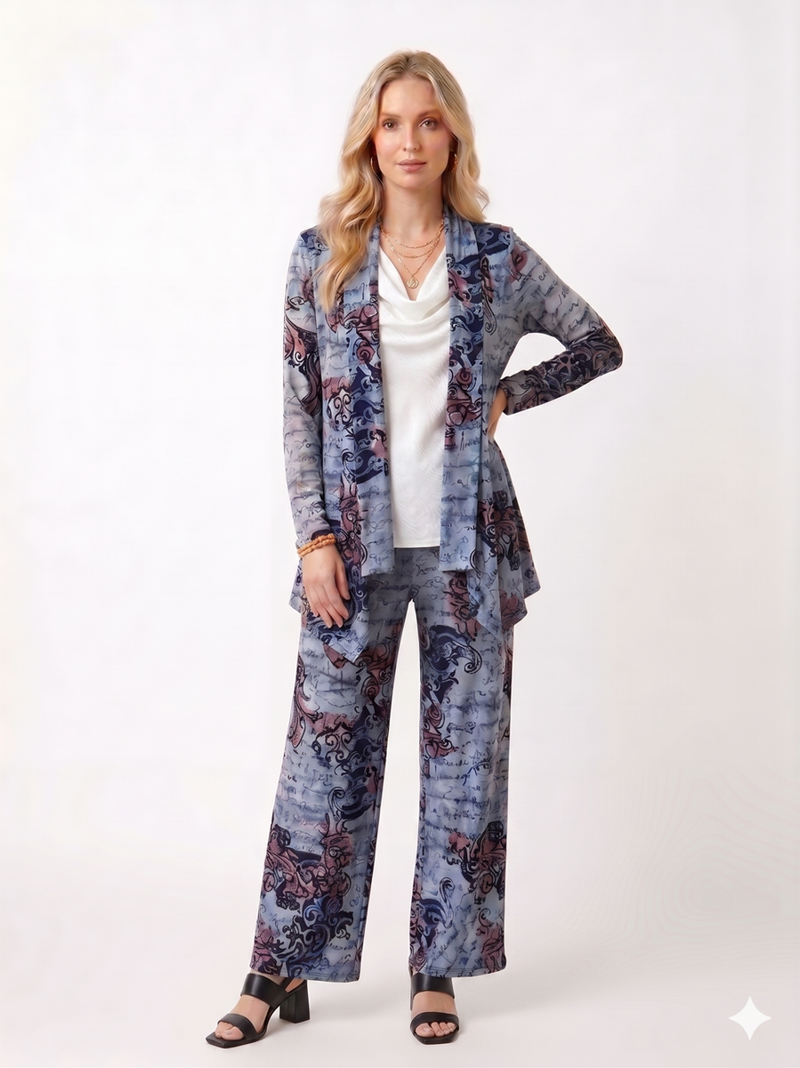 Jostar Women's HIT Mid-cut Jacket Long Sleeve Print,428HT-LP-G015