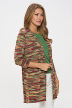 Load image into Gallery viewer, ITY Duster Jacket Quarter Sleeve Print-4071HT-QRP1-W426