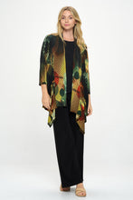 Load image into Gallery viewer, ITY Print Draped Wrap Jacket-4084HT-QRP1-W412
