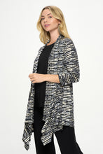 Load image into Gallery viewer, ITY Print Draped Wrap Jacket-4084HT-QRP1-W421