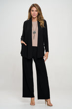 Load image into Gallery viewer, Pocket Draped Cardigan-4101HT-LRS1-K