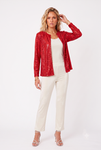 Load image into Gallery viewer, The Stella Sequin Open-Front Jacket-4106BT-LRD1-G021
