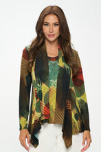 Load image into Gallery viewer, Mid-cut Jacket Long Sleeve Print-4028HT-LRP1-W412