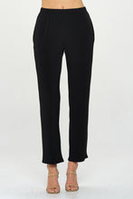 Load image into Gallery viewer, Elastic Waistband Flared Pants-5044HT-ARS1-K