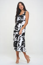 Load image into Gallery viewer, Print Long Tank Dress -7000BN-TRP1-W403