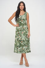 Load image into Gallery viewer, Print Long Tank Dress -7000BN-TRP1-W404