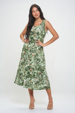 Load image into Gallery viewer, Print Long Tank Dress -7000BN-TRP1-W404