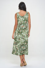 Load image into Gallery viewer, Print Long Tank Dress -7000BN-TRP1-W404