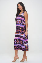 Load image into Gallery viewer, Print Long Tank Dress -7000BN-TRP1-W407