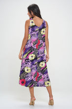 Load image into Gallery viewer, Print Long Tank Dress Print -7000BN-TRP1-W408